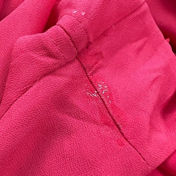 Vintage Ruffle Wide Flare Bell Sleeve Tunic Mini Dress Mod Barbiecore Barbie 70s - Picture 9 of 12